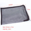 2pcs Polyester Filter Mesh Net Bag Aquarium Pond Filter Net Bag For Bio Ball Carbon Media Aquarium Fish Tank Isolation BlackBags