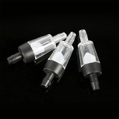 10pcs Plastic Aquarium Air Pump Check Valve Fish Tank 5 pcs One Way Non-Return Check Valve Aquarium Co2 System Air Pump