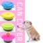 Dia.10cm Universal Pet Food Can Cover Silicone Storage Cap Fresh Lid Reusable Dog Cat Accessories Color Random Pet supplies
