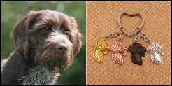 New Cute Greyhound Dog Animal Purse Handbag Handmade Pendant Keychain For Bag Car Women Men Key Ring Love Jewelry K137