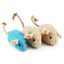 6pcs Mix Pet Toy Catnip Mice Cats Toys Fun Plush Mouse Cat Toy For Kitten