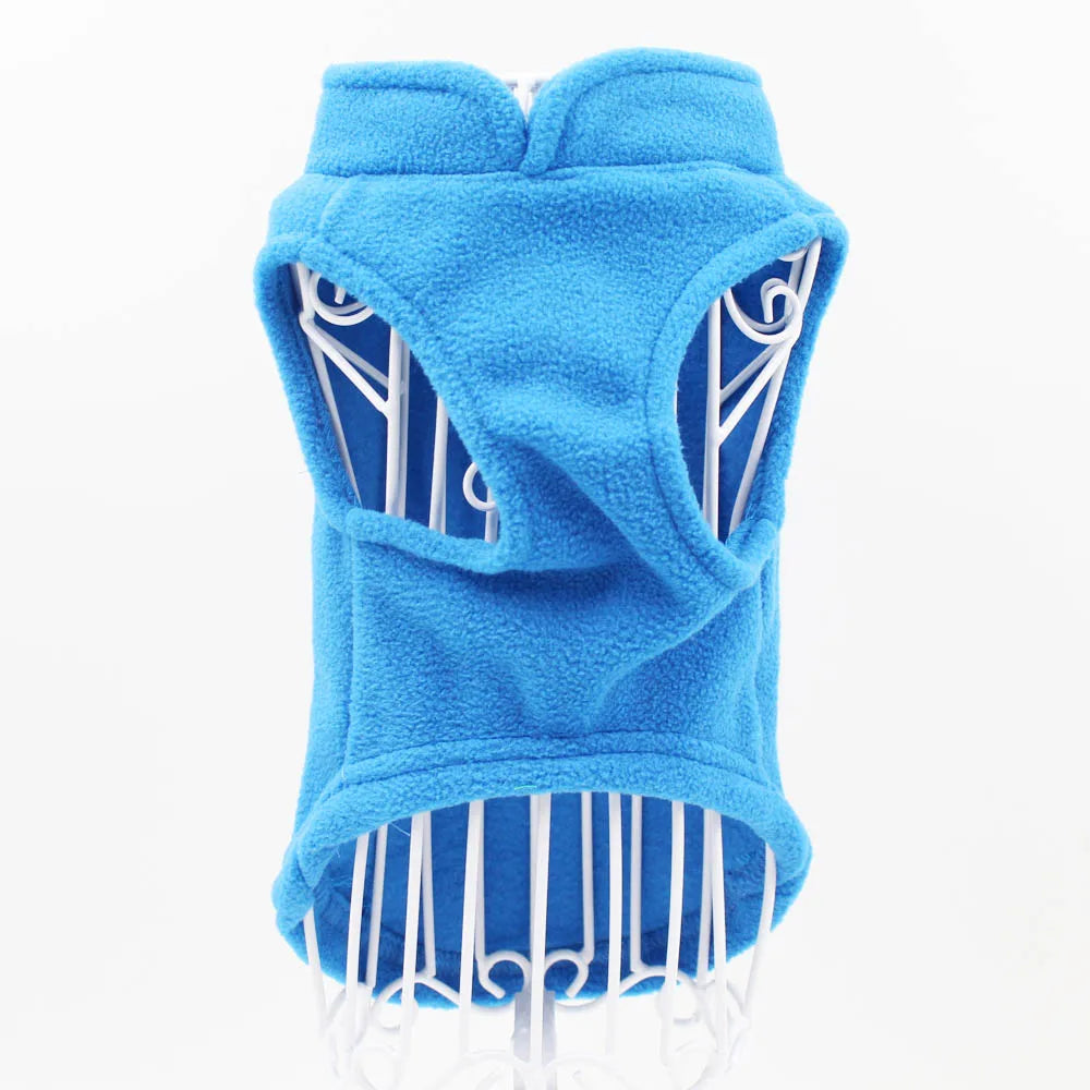 Solid Color Cat Clothes Winter Soft Kitten Sweater Sphinx Cat Fleece Vest Jacket for Small Medium Cats