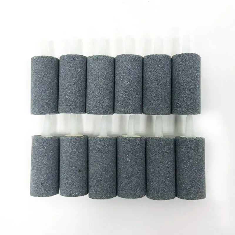 1pc Cylindrical  Aquarium Air Bubble Stone Aerator for Aquarium Fish Tank Accessories Pump Hydroponic Oxygen Plate Mini Air Pump