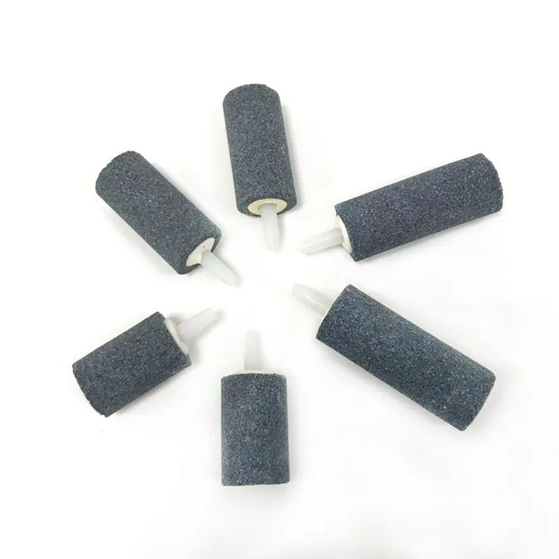1pc Cylindrical  Aquarium Air Bubble Stone Aerator for Aquarium Fish Tank Accessories Pump Hydroponic Oxygen Plate Mini Air Pump