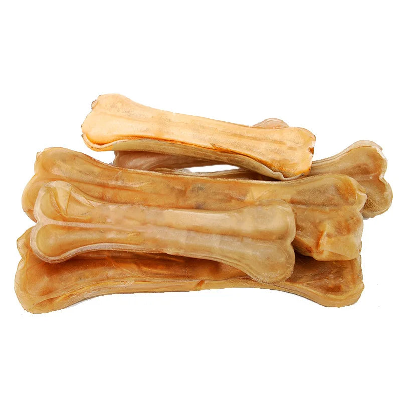Bite Resistant Puppy Big Dog Cowhide Bone Clean Teeth Pet Dog Snack Food for Small Medium Large Dogs Pitbull Chew Pets Supplies