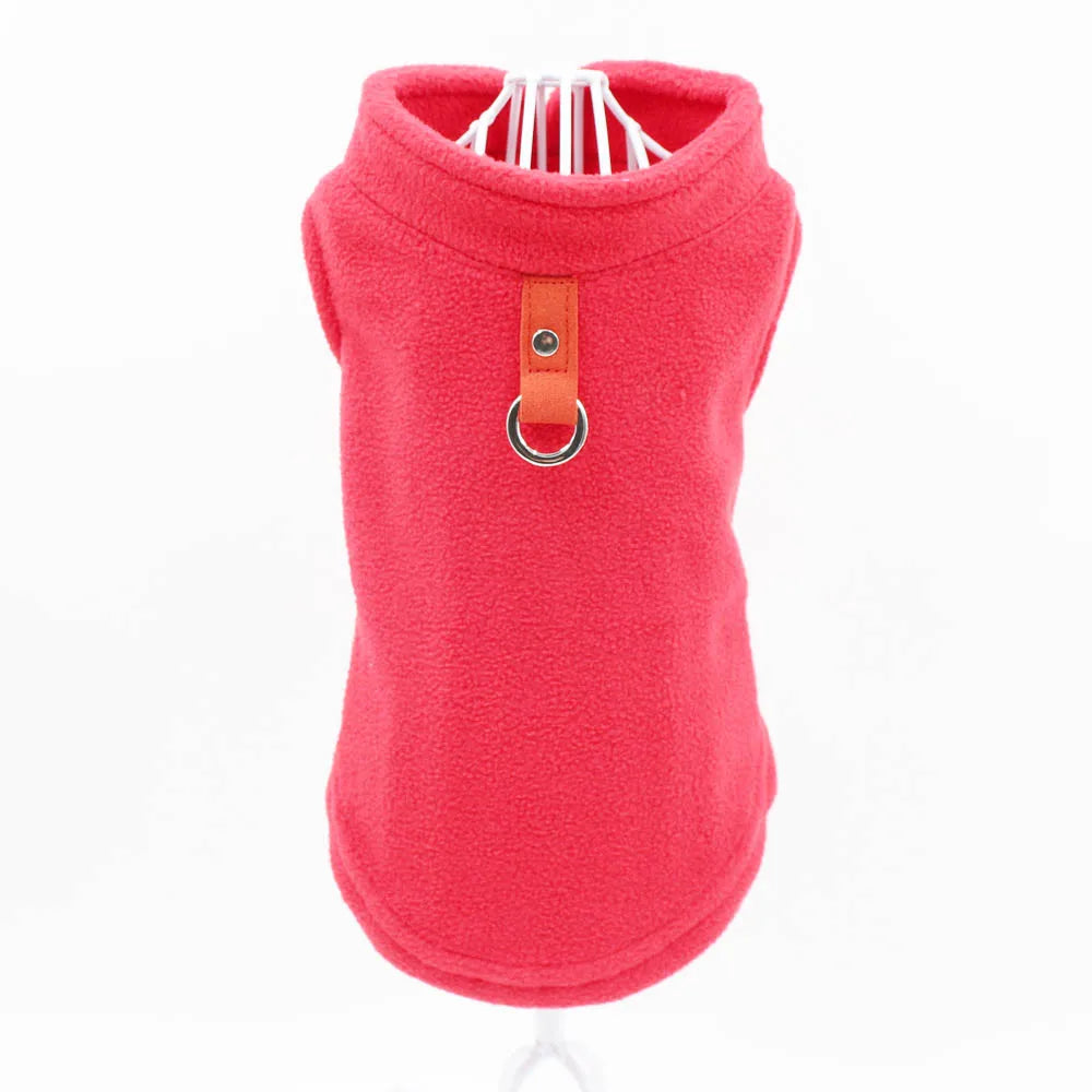 Solid Color Cat Clothes Winter Soft Kitten Sweater Sphinx Cat Fleece Vest Jacket for Small Medium Cats