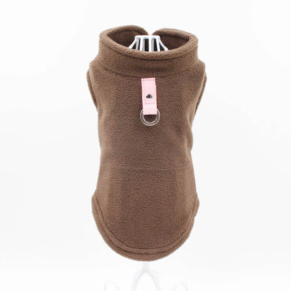 Solid Color Cat Clothes Winter Soft Kitten Sweater Sphinx Cat Fleece Vest Jacket for Small Medium Cats