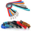 4ft Long Nylon Dog Leash Durable Training Leashes Pet Accessories Traction Rope for Small and Medium Breed Dogs