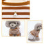 Stripe Dog Dresses for Small Dogs Girl Spring Summer Puppy Clothes Tulle Princess Skirts Party Birthday Pet Apparel