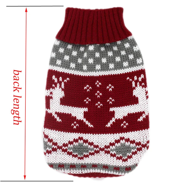 Turtleneck Cat Sweater Knitted Jumper Cat Christmas Sweater for Cats Small Dogs Winter Sphinx Cat Clothes Pet Costume