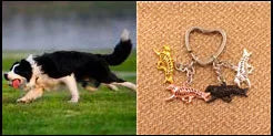 New Cute Greyhound Dog Animal Purse Handbag Handmade Pendant Keychain For Bag Car Women Men Key Ring Love Jewelry K137