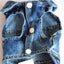 Spring Autumn Apparel Dog Jeans Jacket for Small Medium Dogs Cool Blue Pet Denim Hooded Coat Puppy Clothes Outfits