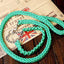Heavy Duty Pet Dog Collar Leash Set Adjustable Obedience P Chain Collar Nylon Dog Leash Strap Lead Rope for Medium Large Dogs