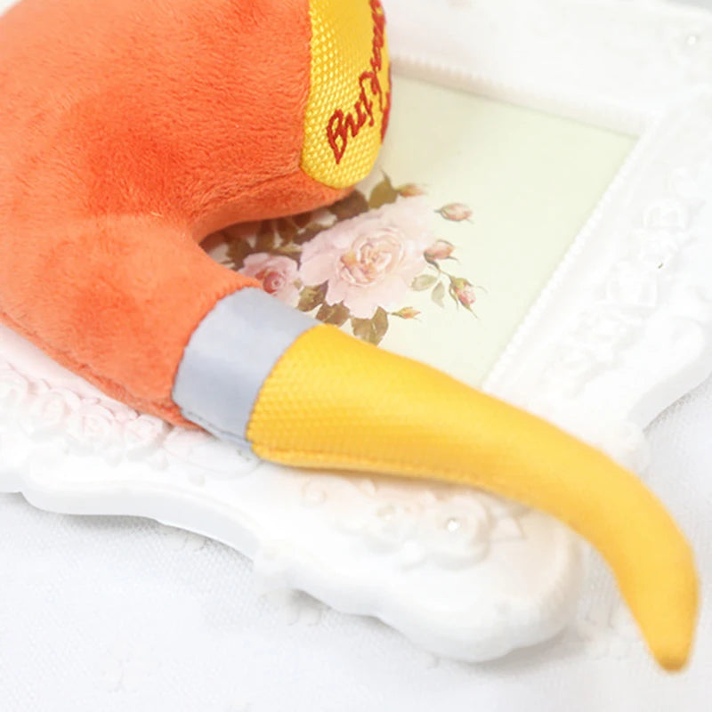 Plush Pipe Slippers Dog Chew Toy Squeaky Pet Toys for Small Dogs French Bulldog Yorkshire Puppy mascotas Supplies Cleaning Teeth