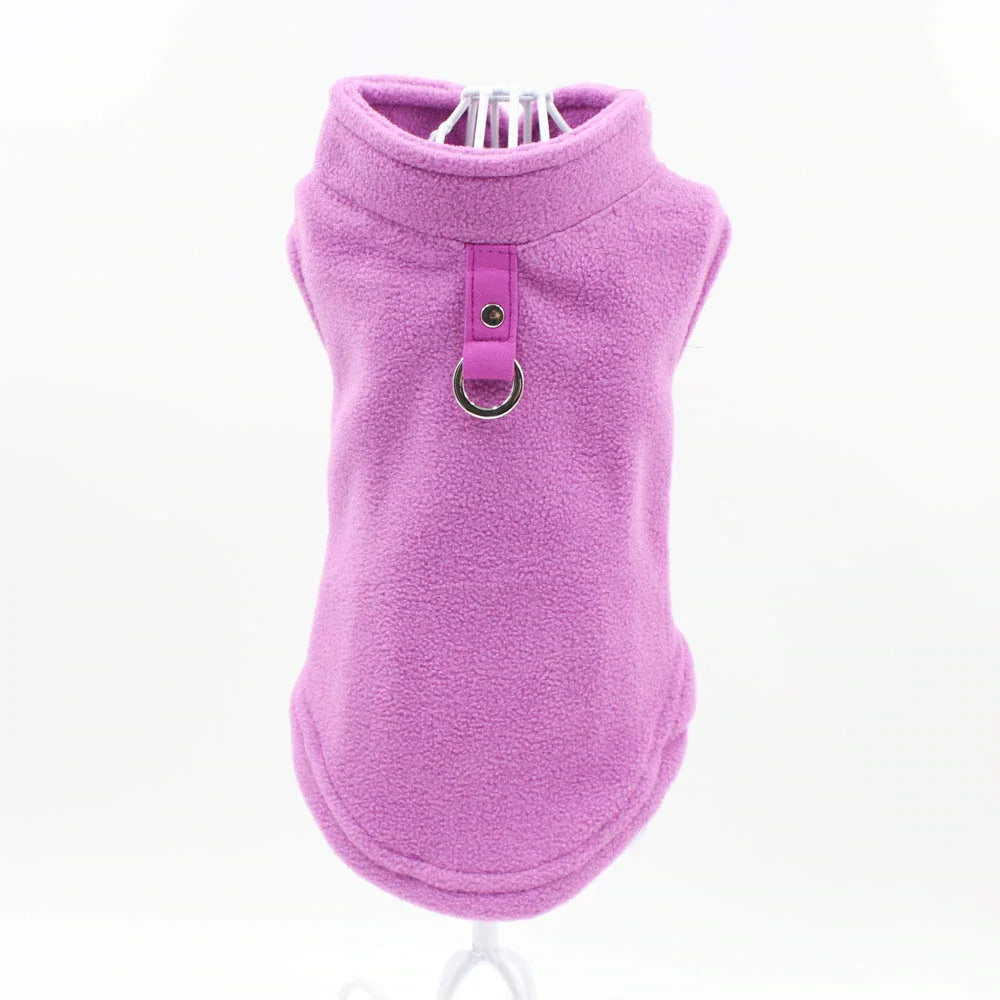 Solid Color Cat Clothes Winter Soft Kitten Sweater Sphinx Cat Fleece Vest Jacket for Small Medium Cats