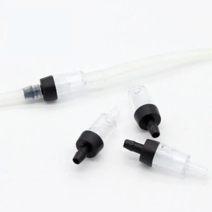 10pcs Plastic Aquarium Air Pump Check Valve Fish Tank 5 pcs One Way Non-Return Check Valve Aquarium Co2 System Air Pump