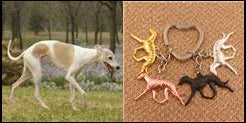 New Cute Greyhound Dog Animal Purse Handbag Handmade Pendant Keychain For Bag Car Women Men Key Ring Love Jewelry K137