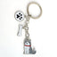 Siberian husky car key chains for men women pet dog pendant bag charm keychain key rings jewelry gifts