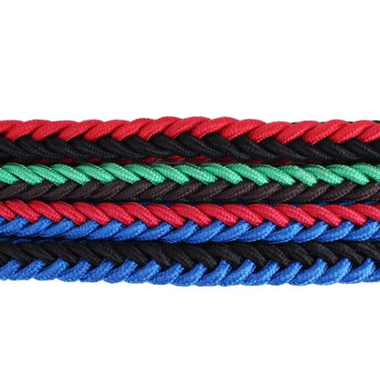 Heavy Duty Pet Dog Collar Leash Set Adjustable Obedience P Chain Collar Nylon Dog Leash Strap Lead Rope for Medium Large Dogs