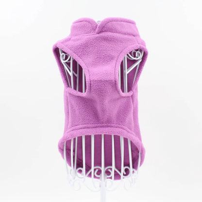 Solid Color Cat Clothes Winter Soft Kitten Sweater Sphinx Cat Fleece Vest Jacket for Small Medium Cats