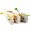6pcs Mix Pet Toy Catnip Mice Cats Toys Fun Plush Mouse Cat Toy For Kitten