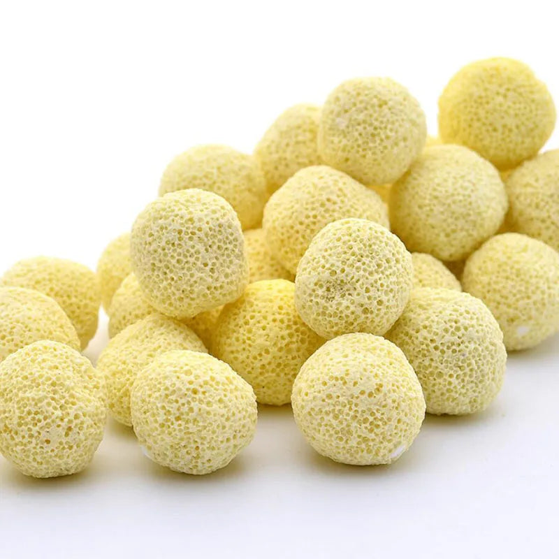 10pcs Aquarium Fish Tank Filter Media Balls Ceramic Biochemical Ball Activated Carbon Bio Balls Clean Water Accessories