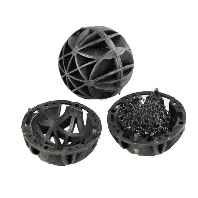 10/20/40/50/100Pcs Aquarium Filter Media Bio Balls Portable Wet Dry Cotton For Air Pump Canister Clear Water Biological Balls