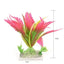 Artificial Aquarium Plastic Pine Tree Fish Tank Plants Decoration Green Red Water Grass Viewing Decorations Simulated Decor