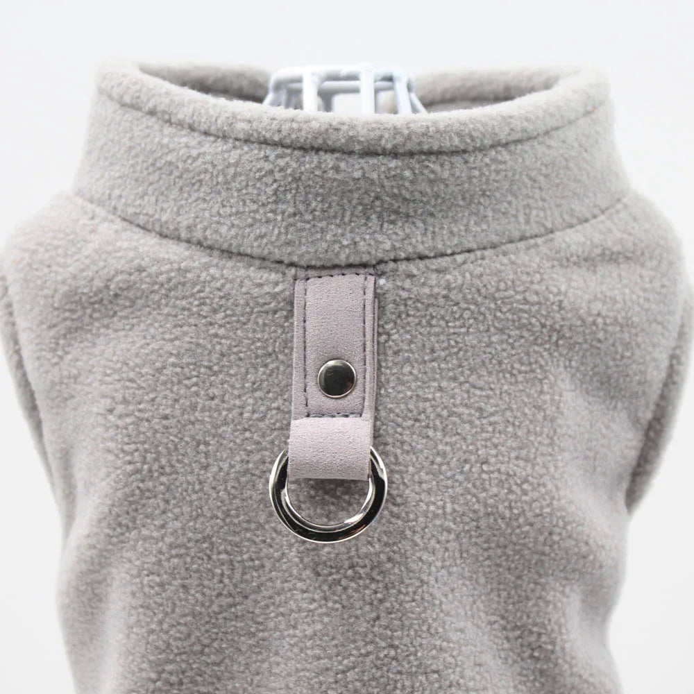 Solid Color Cat Clothes Winter Soft Kitten Sweater Sphinx Cat Fleece Vest Jacket for Small Medium Cats