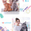 1pc 40cm Simulation Plush Cat Pillows Soft Stuffed Animals Cushion Sofa Decor Cartoon Plush Toys for Children Kids Gift