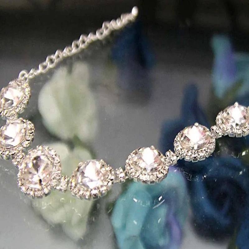 Bling Rhinestone Dog Necklace Jewelry Luxury Designer Gemstone Princess Dog Cat Wedding Collar for Small Medium Dogs Puppy