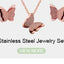 SMJEL Wild Animal Necklace Stainless Steel Hummingbird Necklaces & Pendants Cute Eagle Phoenix Swallow Birds Necklace collares