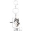 Bonsny Acrylic Cartoon Siberian Husky Dog Key Chains Keyrings Cute Animal Jewelry For Women Girl Ladies Handbag Charms Gift Bulk