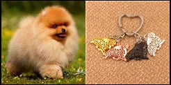 New Cute Greyhound Dog Animal Purse Handbag Handmade Pendant Keychain For Bag Car Women Men Key Ring Love Jewelry K137