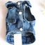 Spring Autumn Apparel Dog Jeans Jacket for Small Medium Dogs Cool Blue Pet Denim Hooded Coat Puppy Clothes Outfits