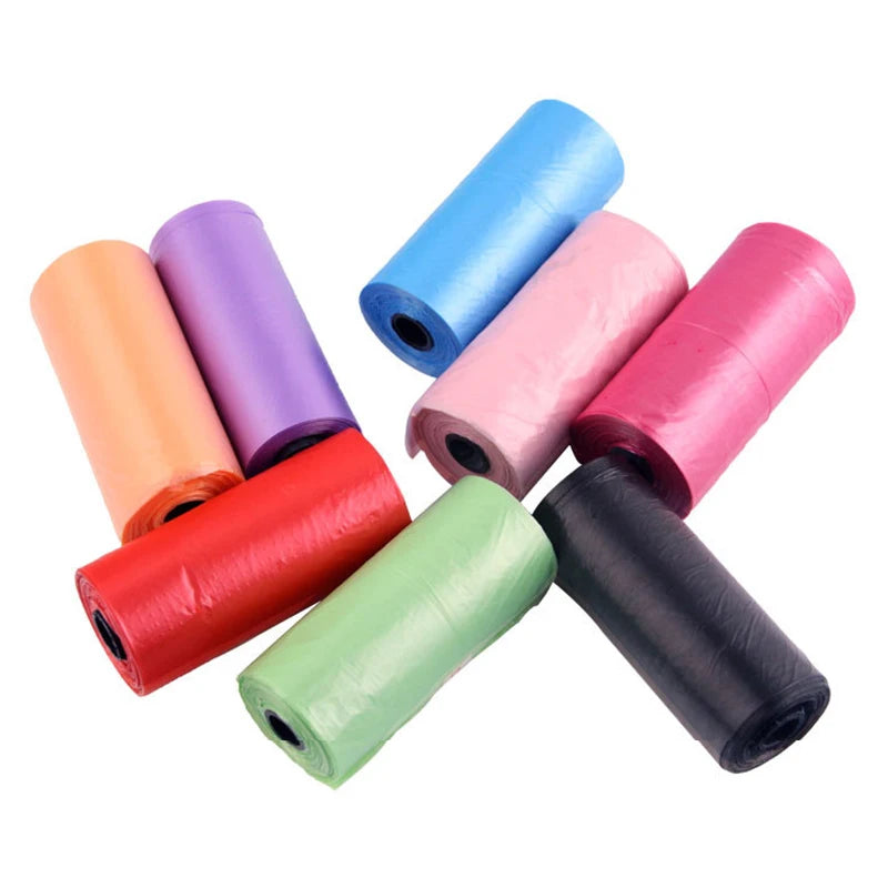 Random Pet Dog Garbage Bags Safe Non-toxic Mascotas Waste Poop Bag Cat Products Dispensador Bolsas Perro Pets Clean Accessories