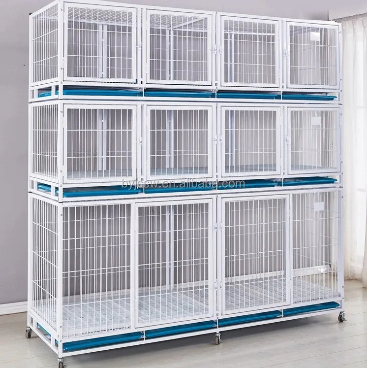 Heavy Duty Strong Pet Cage With Wheels For Dog Cat Bird