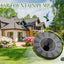 2.5W Solar Fountain Pump,with 6Nozzles and 4ft Water Pipe,Solar Powered Pump for Bird Bath,Pond,Garden and Other Places