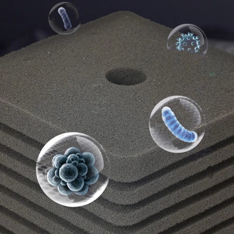 Bio Sponge Filter for Aquarium Fish Tank Shrimp Pond Air Pump Biochemical Filtration Noiseless Foam Aquarium Accessories New
