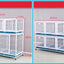 Heavy Duty Strong Pet Cage With Wheels For Dog Cat Bird