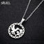 SMJEL Wild Animal Necklace Stainless Steel Hummingbird Necklaces & Pendants Cute Eagle Phoenix Swallow Birds Necklace collares