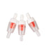 5pcs/lot White Red Aquarium Air Pump Check Valve Fish Tank One Way Non-Return Check Valve Aquarium Co2 System Air Pump