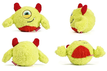 Squeaker Interactive Dog Toy Balls for Small Dogs Play Bite Resistant Chew Ball Toys for Large Dogs Puzzle Training Accessories