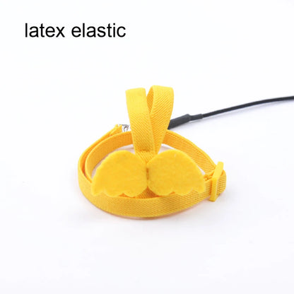 Pet Parrot Harness Adjustable Elastic Nylon Traction Rope Parrot Bird Flying Training Harness Leash Set for Small Medium Parrot