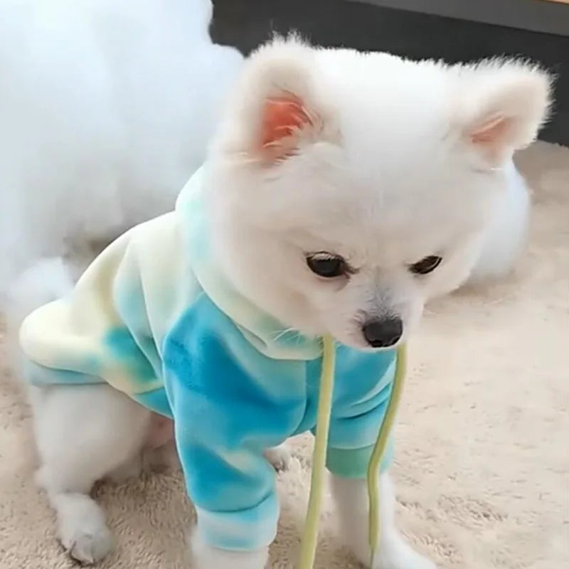 Fashion Dog Cat Hoodie Sweater Winter Pet Clothes for Small Dogs Pomeranian French Bulldog Pullovers mascotas Costume Clothing