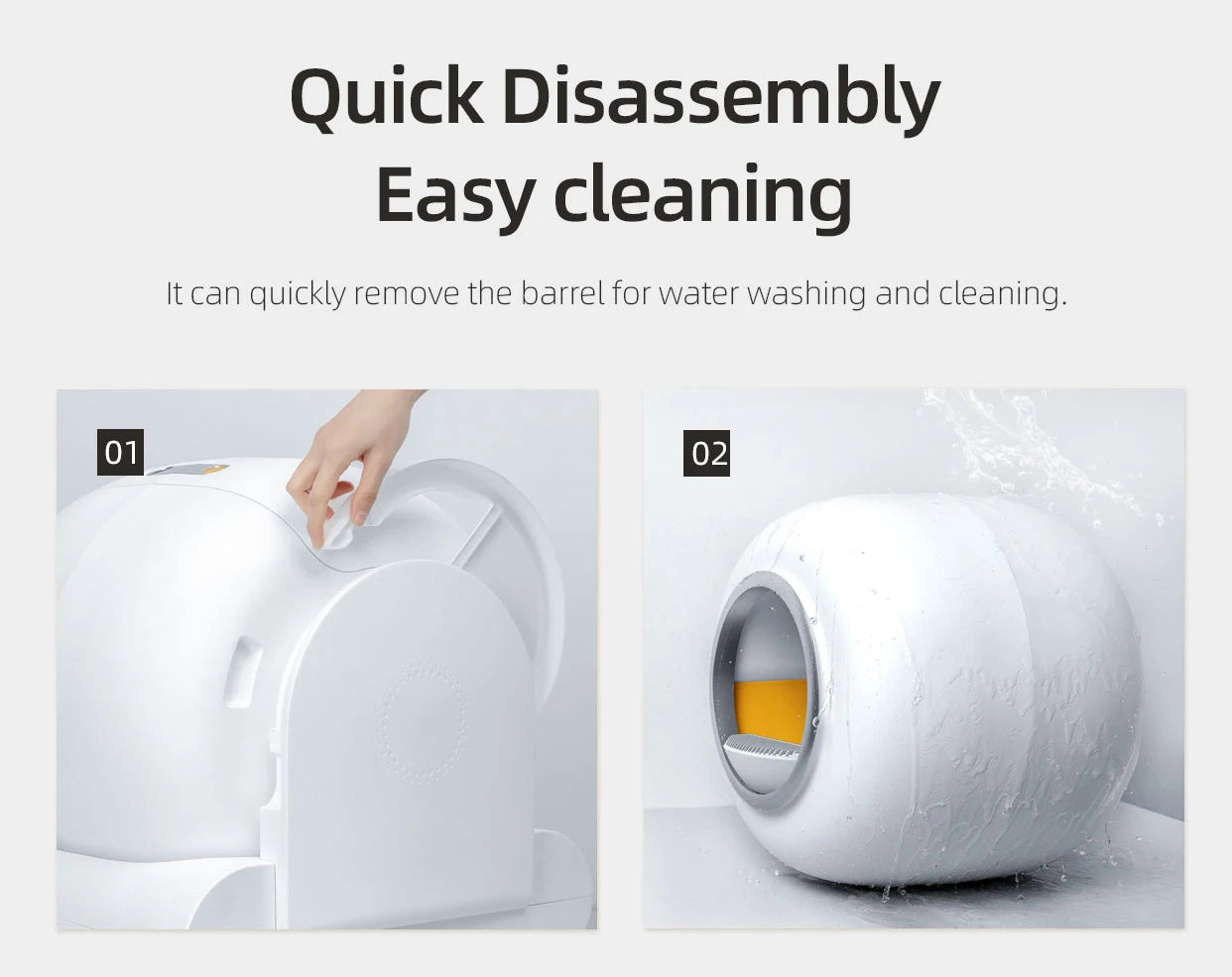 Factory Wholesale	APP Control	Odor Isolation	automatic cat toilet electric	cat toilet sand	enclosed large cat litter box