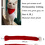 Solid Knitting Winter Pet Scarf for Dogs Christmas New Year Green Red Festival Cat Accessories Adjustable Plush Cozy Dog Collar