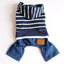 Spring Pet Dog Jumpsuit Denim Overalls for Dogs Plaid Jeans Jacket Pants Suit Onesies Small Dog Clothes Yorkie Chihuahua Apparel