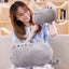 Kawaii Cat plush Pillow kitten Cushion soft Colorful Stuffed Toys gray pink white plush doll houseware gifts for girlfriend