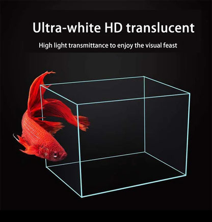 Clear and Transparent Small Aquarium Tank Rubber Strip Uniform White Glass Fish Tank Aquarium Glass
